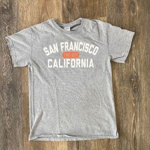 San Fransisco California The Bay T Shirt Mens M SS  90% cotton 10% polyester